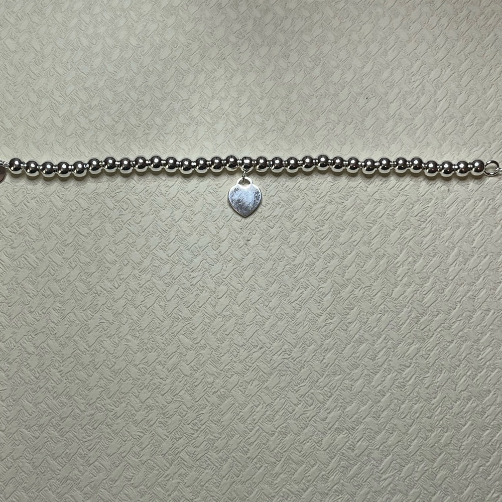 NET Silver Heart Bracelet - Picture 2 of 3
